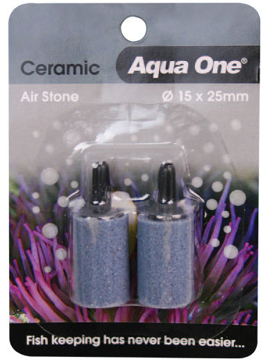 Aqua One Air Stone - Ceramic 25x15mm (2pk)