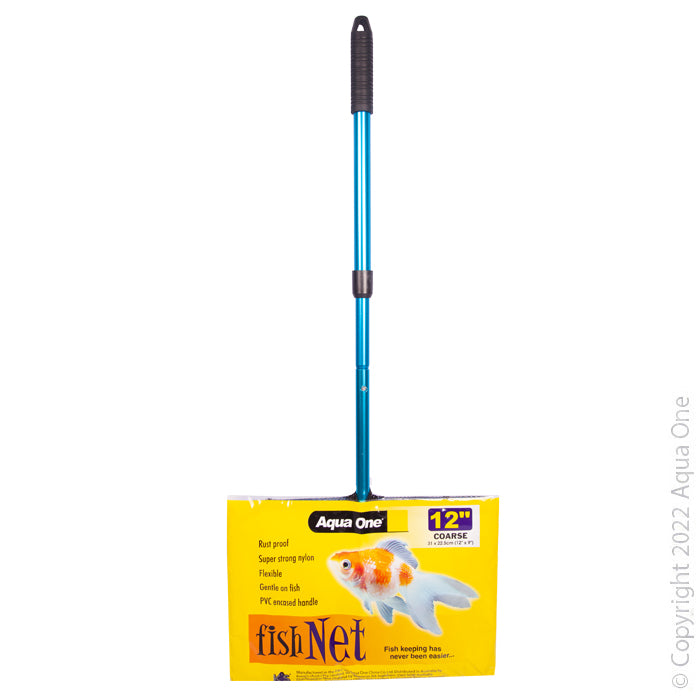 Aqua One Fish Net - Alu. Handle 12 Inch 30x20cm W