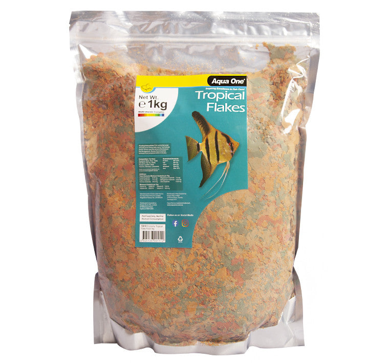 Aqua One Tropical Flakes bulk 1kg bag