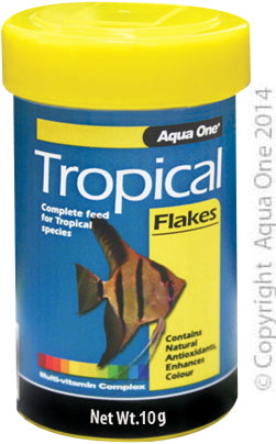 Aqua One Tropical Flakes 10g