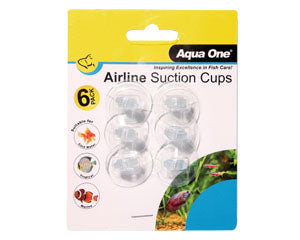 Aqua One Air Line Suction Cups (6pk)