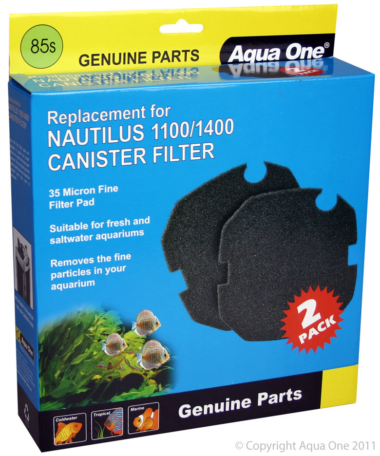 Sponge - 35ppi Black Nautilus 1100/1400 85s