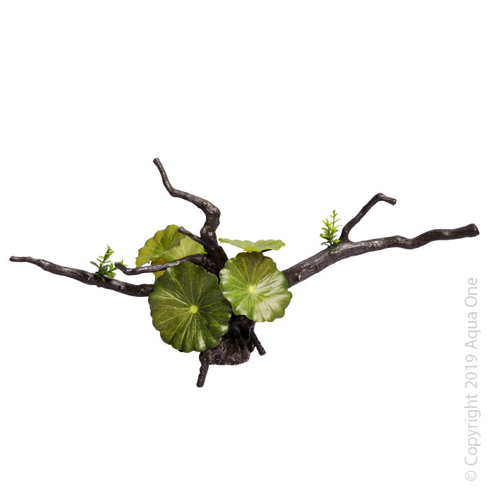 Ecoscape Calathea Driftwood Ornament Green