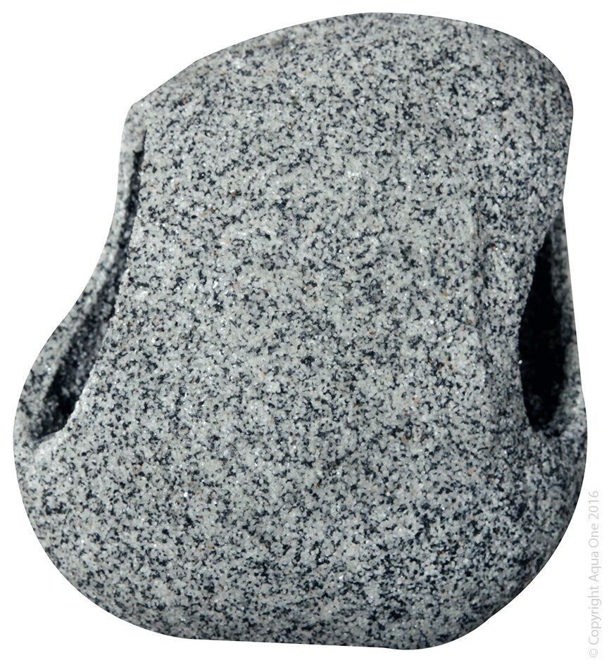 Aqua One Round Cave Ornament (Granite)