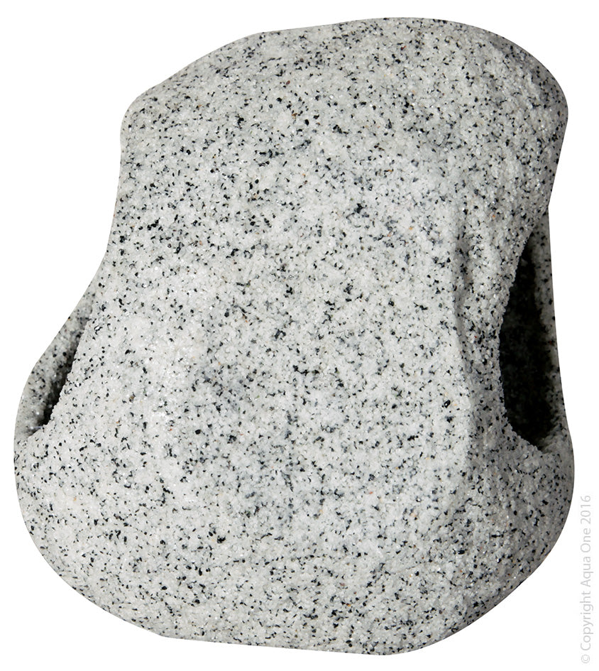 Aqua One Round Cave Ornament (Marble)
