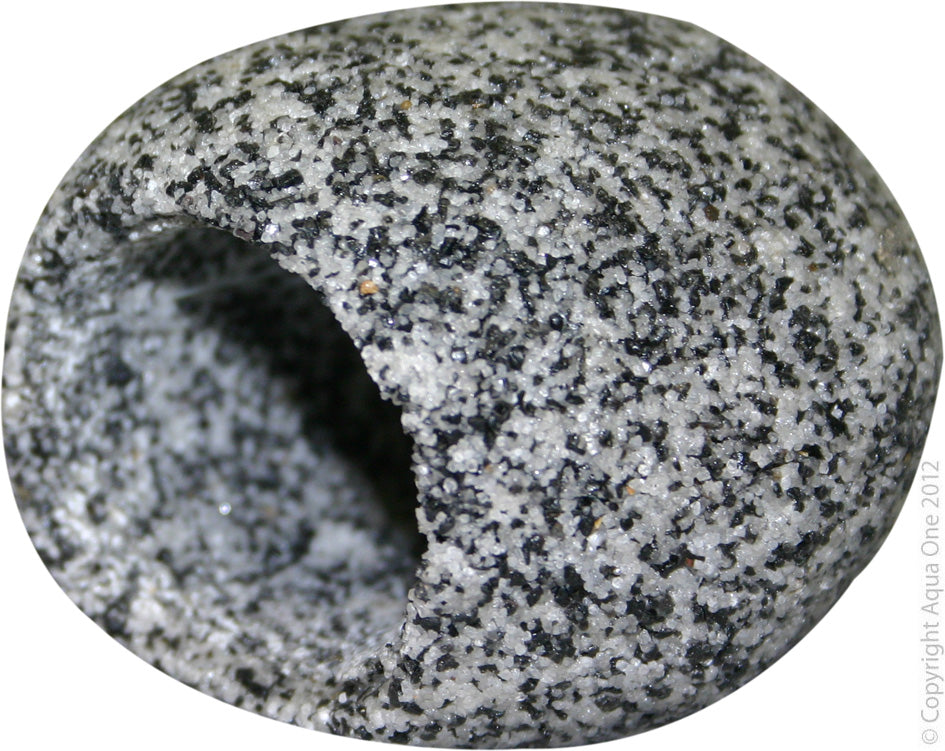 Aqua One Round Cave Ornament (Granite)