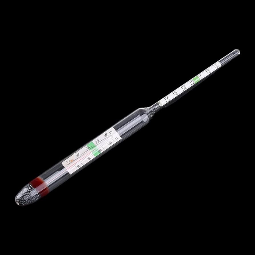 Aqua One Glass Hydrometer With Thermometer