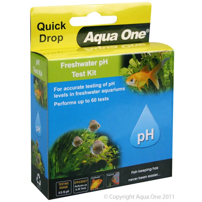 Aqua One QuickDrop Test Kit - Freshwater PH 4.5-10