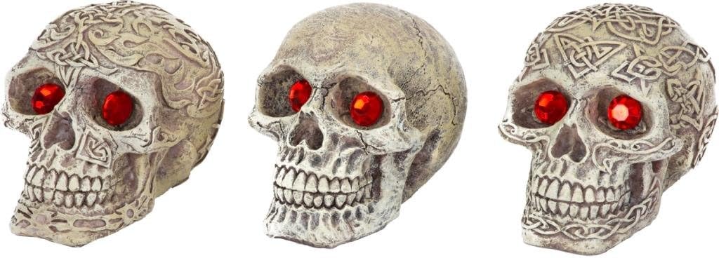 Skull-Gazers Ornament Assorted Styles 7cm