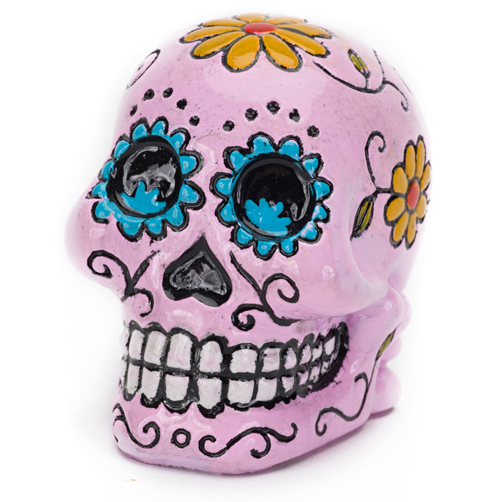 Decorative Pink Sugar Skull Mini