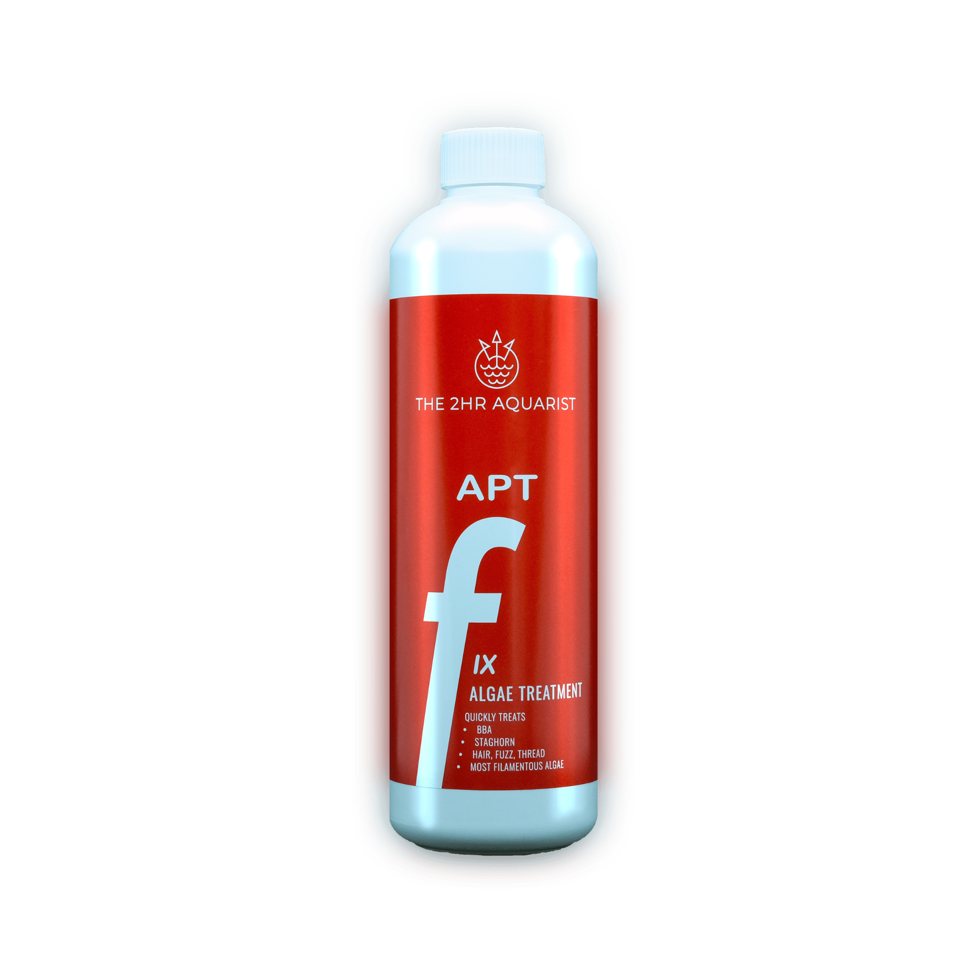 A bottle of 2HR Aquarist APT Fix