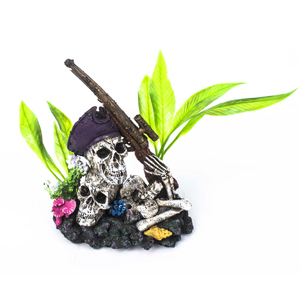 Pirate Skulls Ornament 14x7.5x16cm