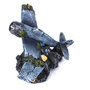 Crashed WW2 Plane Ornament 12x12x10cm