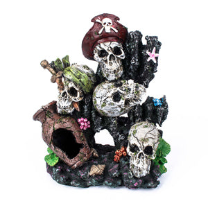Pirate Skulls Ornament 15.5x10x19cm