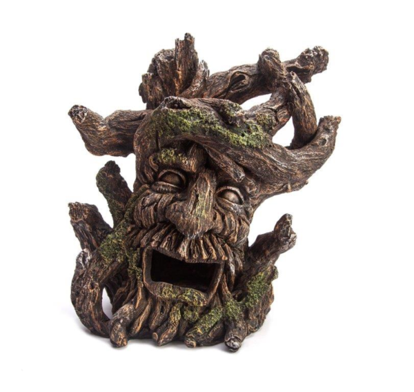Tree Face Leaning Ornament 17.5x11x18cm