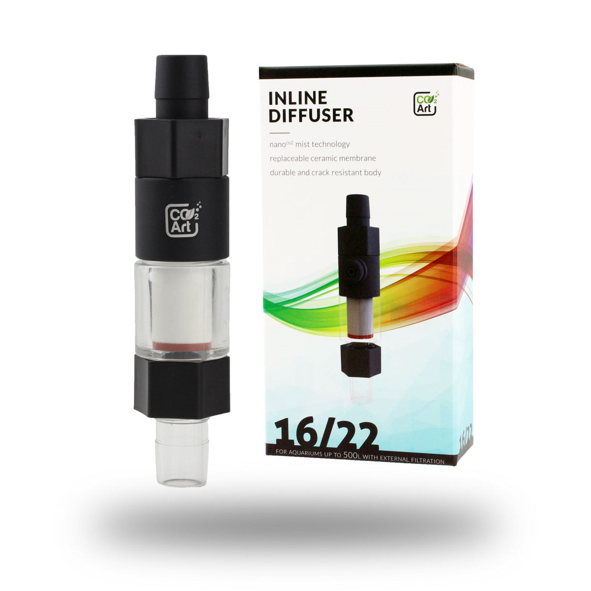 CO2Art Inline CO₂ Diffuser – 16/22 mm