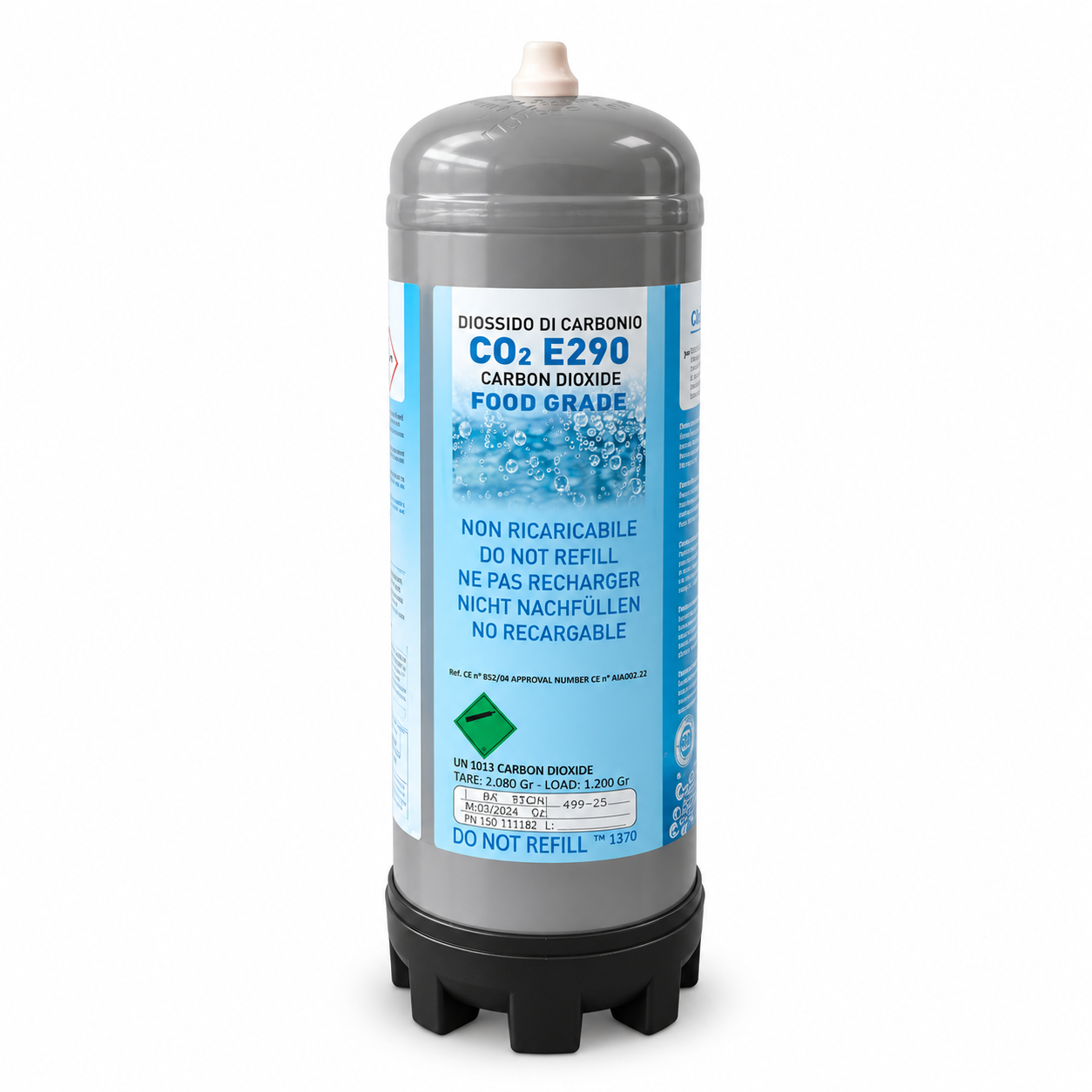 Soda Stream Style Co2 Cylinder 1.2kg for Aquarium