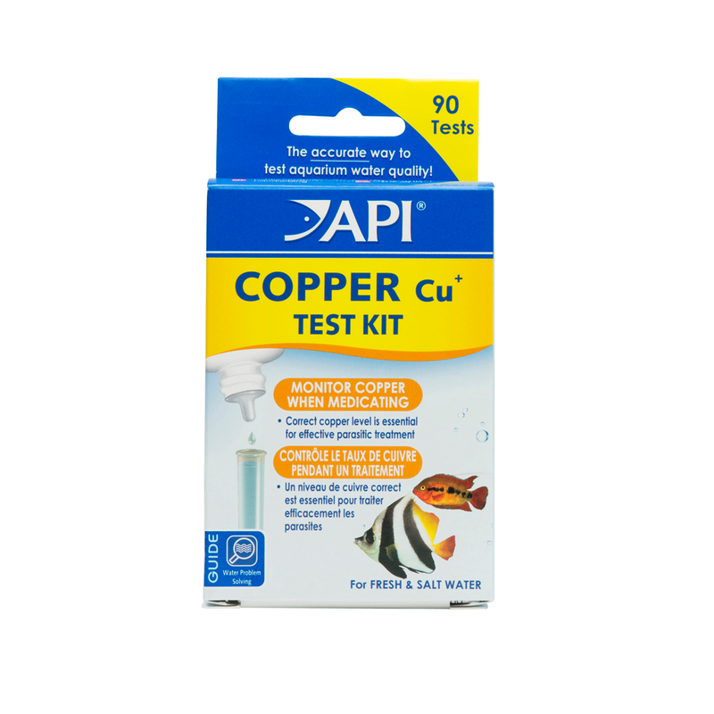 API Copper Test Kit packaging on a white background