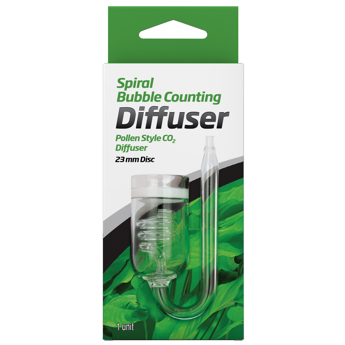 Seachem Glass Bubble Counting Spiral Diffuser – Pollen 23mm