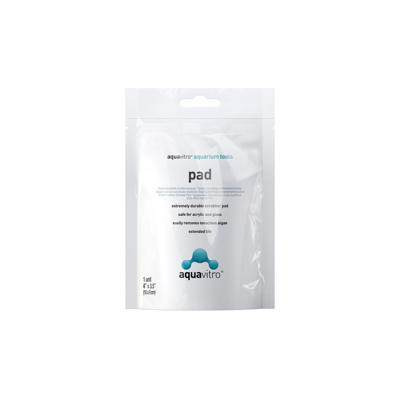 Aquavitro Scrubber Pad 10x9cm (1 Pack)