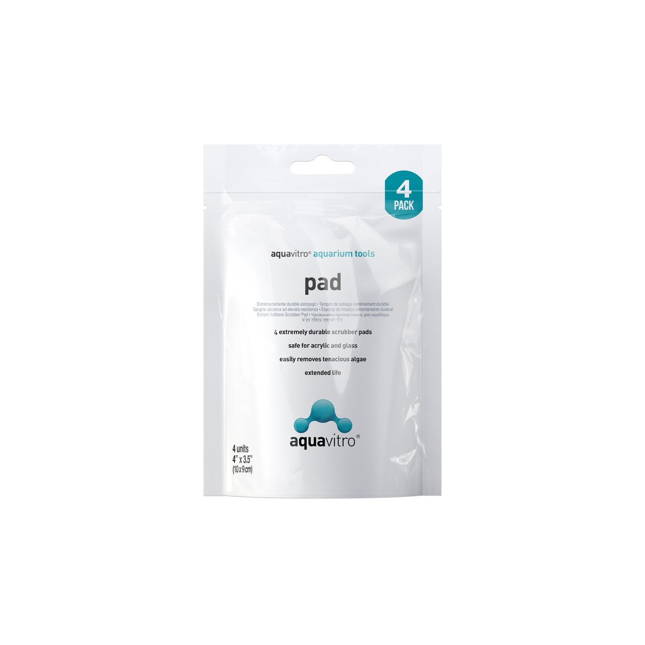 Aquavitro Scrubber Pads 4pk