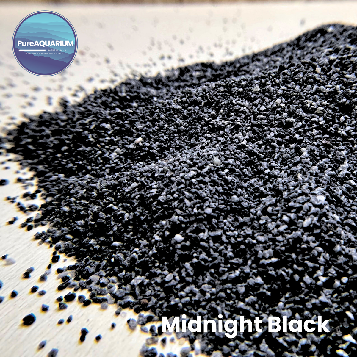 PureAquarium Natural Sand – Midnight Black