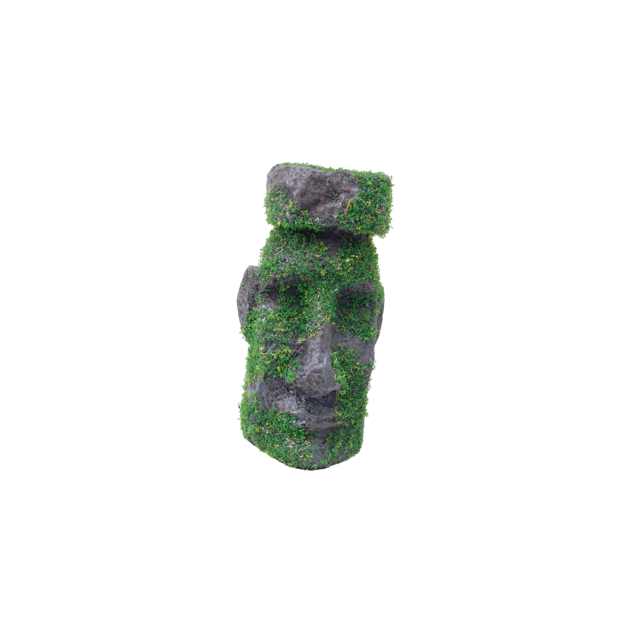 Easter Island Statue with Moss