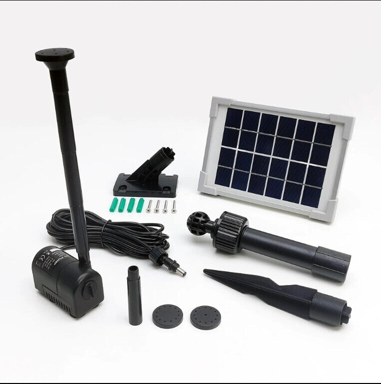 Solar Pond Fountain Pump Kit 4W – 390L/H