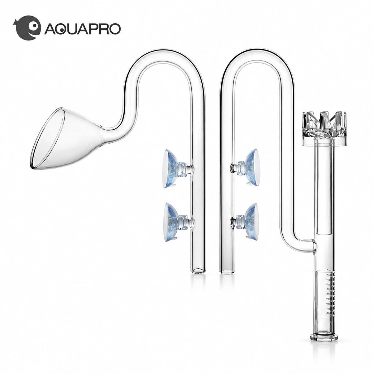 Aquapro Glass Lily Pipe Set with Surface Skimmer