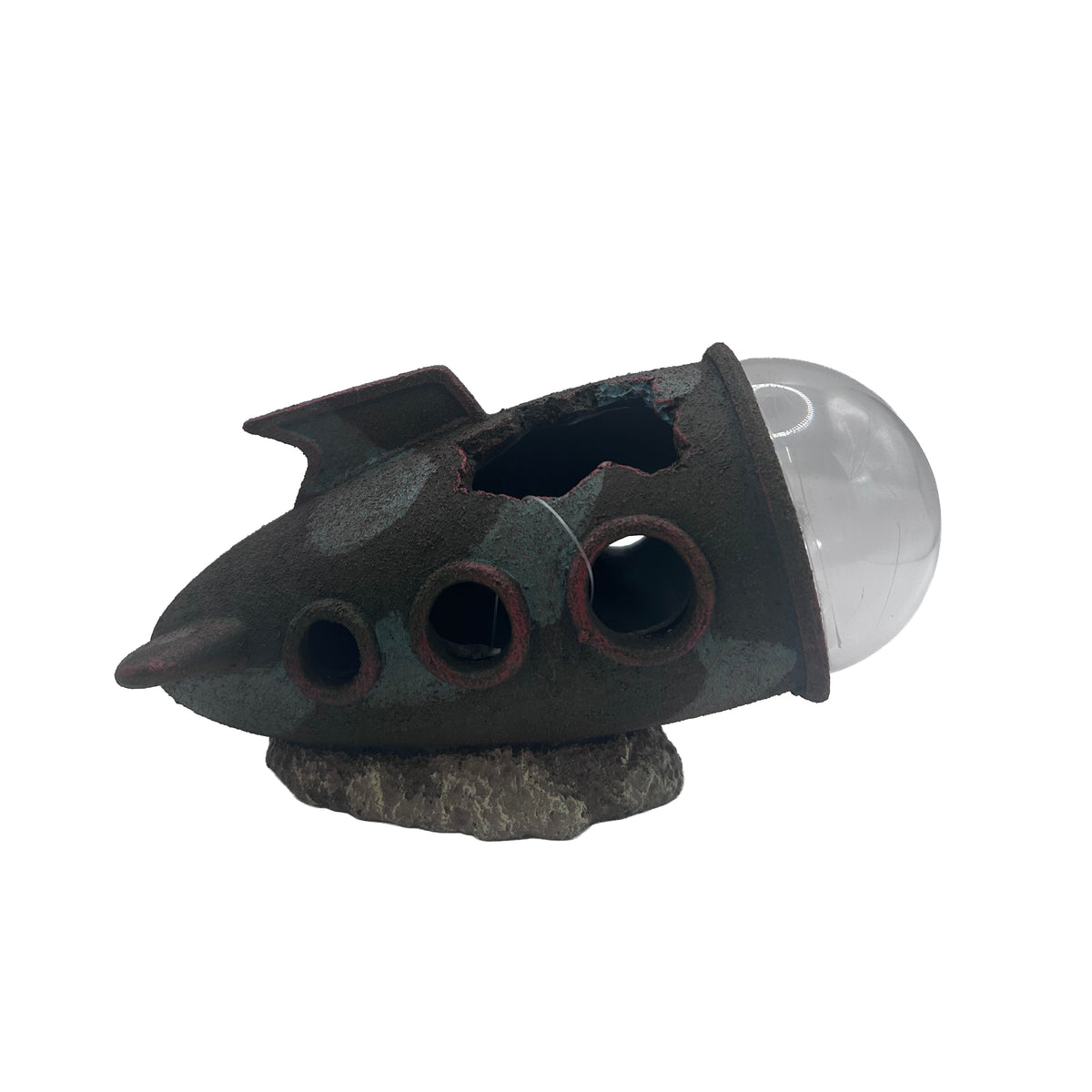 Retro Submarine Wreck 15x8x8cm